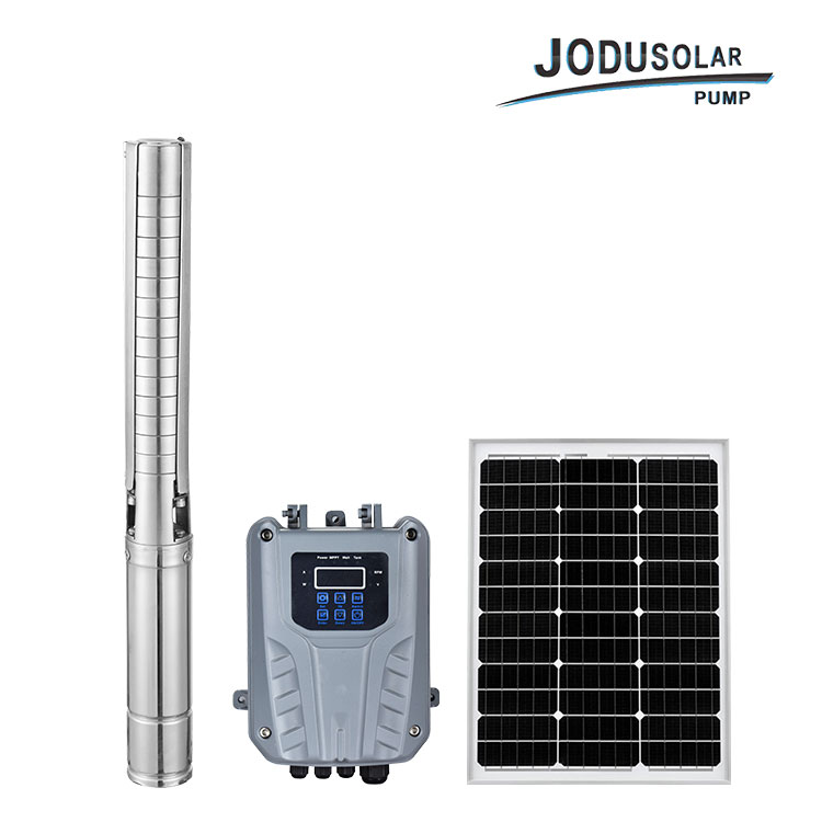 POMPA SOLAR DE 3 inch AC/DC 750W-1100W CU ROTOR DE PLASTIC